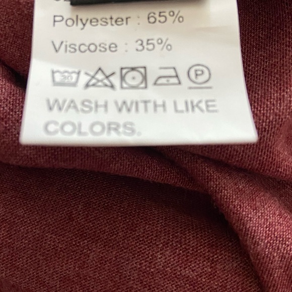 1 MED left! Boho Burgundy Cutout Detail Tie Back Halter Tank Top - Picture 7 of 7